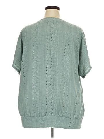 BLOOMCHIC Short Sleeve Blouse (view 2)