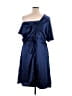Unbranded 100% Polyester Blue Cocktail Dress Size 16 - photo 2