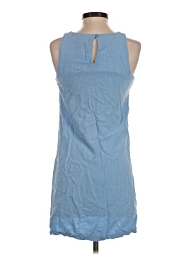 blue cotton dress for women Organic cotton short blue dress  Fashion8