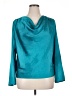 Bold Elements 100% Polyester Teal 3/4 Sleeve Blouse Size XL - photo 1