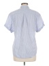 Gap 100% Cotton Stripes Blue Short Sleeve Button-Down Shirt Size M - photo 2