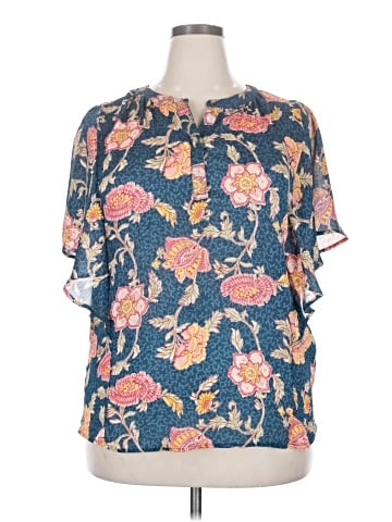 Chaps Short Sleeve Blouse (view 1)