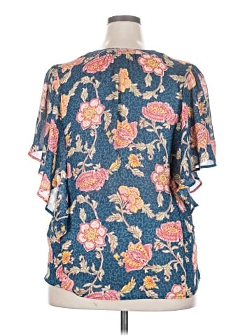 Chaps Short Sleeve Blouse (view 2)
