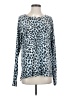 Michael Stars Animal Print Blue Pullover Sweater Size Sm (0) - photo 1