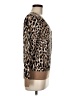 Banana Republic Animal Print Brown Pullover Sweater Size M - photo 4