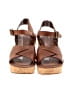 Kork-Ease 100% Leather Brown Wedges Size 8 - photo 2