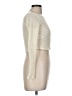 Shein Ivory Long Sleeve Top Size 6 - photo 4