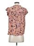 Buffalo by David Bitton Floral Pink Short Sleeve Blouse Size S - photo 2