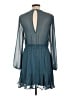 Altar'd State 100% Polyester Solid Teal Casual Dress Size L - photo 2