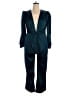 IEENA for Mac Duggal 100% Polyester Solid Teal Jumpsuit Size 14 - photo 1
