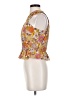 Veronica Beard 100% Silk Orange Sleeveless Silk Top Size 0 - photo 5