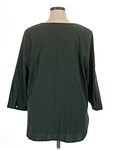 ELOQUII 3/4 Sleeve Blouse (view 2)