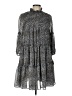 Taylor 100% Polyester Animal Print Gray Casual Dress Size L - photo 1