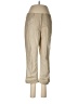 Tahari Solid Tan Linen Pants Size 6 - photo 1