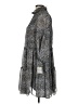 Taylor 100% Polyester Animal Print Gray Casual Dress Size L - photo 5