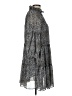 Taylor 100% Polyester Animal Print Gray Casual Dress Size L - photo 4