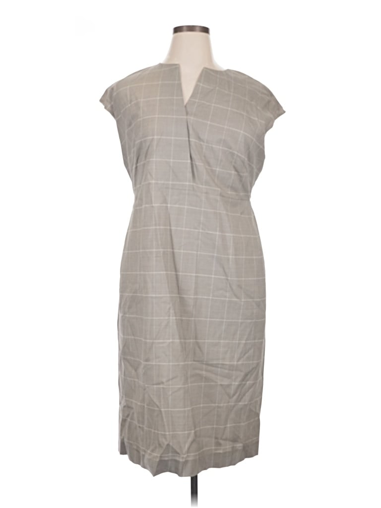 Pre-owned Boss By Hugo Boss Casual Dress In Gray