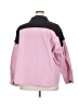 Shein Curve 100% Cotton Color Block Pink Jacket Size 20 Plus (4) - photo 2