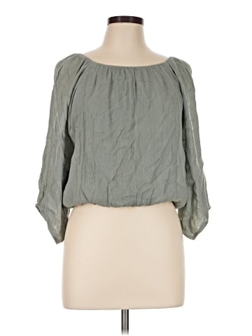 La Miel 3/4 Sleeve Blouse (view 1)