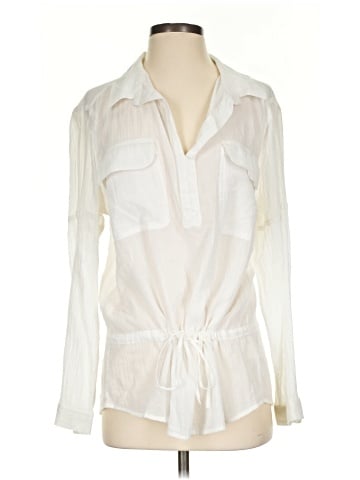 DKNY Jeans Long Sleeve Blouse (view 1)