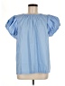 First Love Blue Short Sleeve Blouse Size M - photo 1