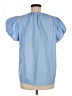 First Love Blue Short Sleeve Blouse Size M - photo 2