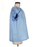 First Love Blue Short Sleeve Blouse Size M - photo 4