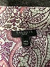 Talbots 100% Polyester Paisley Pink Long Sleeve Blouse Size 14 - photo 7