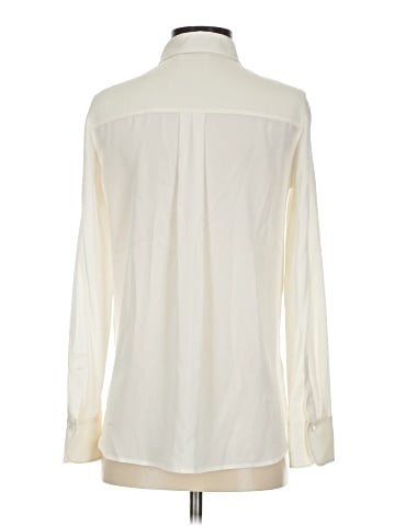 Vince. Long Sleeve Silk Top (view 2)