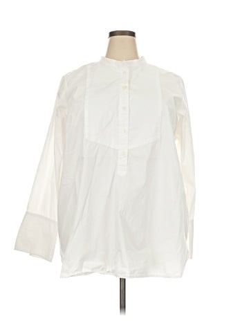 Lands' End 3/4 Sleeve Blouse (view 1)