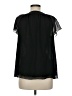DKNY Jeans 100% Polyester Black Short Sleeve Blouse Size M - photo 2