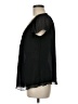 DKNY Jeans 100% Polyester Black Short Sleeve Blouse Size M - photo 5