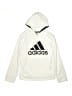 Adidas 100% Polyester White Pullover Hoodie Size 10 - 12 - photo 1