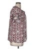 Max Studio 100% Polyester Burgundy Short Sleeve Blouse Size XL - photo 4