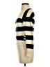 Kourt 100% Acrylic Stripes Ivory Turtleneck Sweater Size S - photo 5