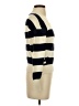 Kourt 100% Acrylic Stripes Ivory Turtleneck Sweater Size S - photo 4