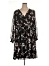 DKNY Floral Black Casual Dress Size 16 - photo 1