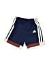 Adidas 100% Recycled Polyester Color Block Blue Athletic Shorts Size 3T - photo 1