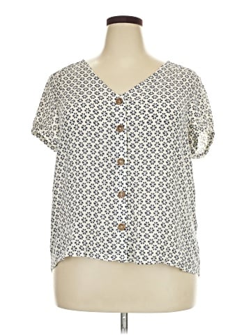 Market and Spruce Short Sleeve Blouse (view 1)