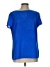 Gianni Bini 100% Polyester Blue Short Sleeve Blouse Size L - photo 1