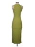 The Workshop Solid Green Casual Dress Size S - photo 2