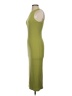 The Workshop Solid Green Casual Dress Size S - photo 5
