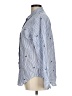 Rails Stripes Blue Long Sleeve Button-Down Shirt Size M - photo 5