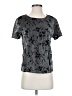 Kathie Lee Silver Short Sleeve Top Size S - photo 1