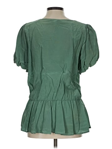 ...Trinity Short Sleeve Silk Top (view 2)