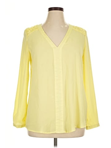 NY Collection Long Sleeve Blouse (view 1)