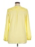 NY Collection 100% Polyester Yellow Long Sleeve Blouse Size XL - photo 2