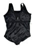 Lands' End Solid Black One Piece Swimsuit Size 22W - photo 2