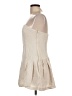 Monteau Ivory Cocktail Dress Size L - photo 5