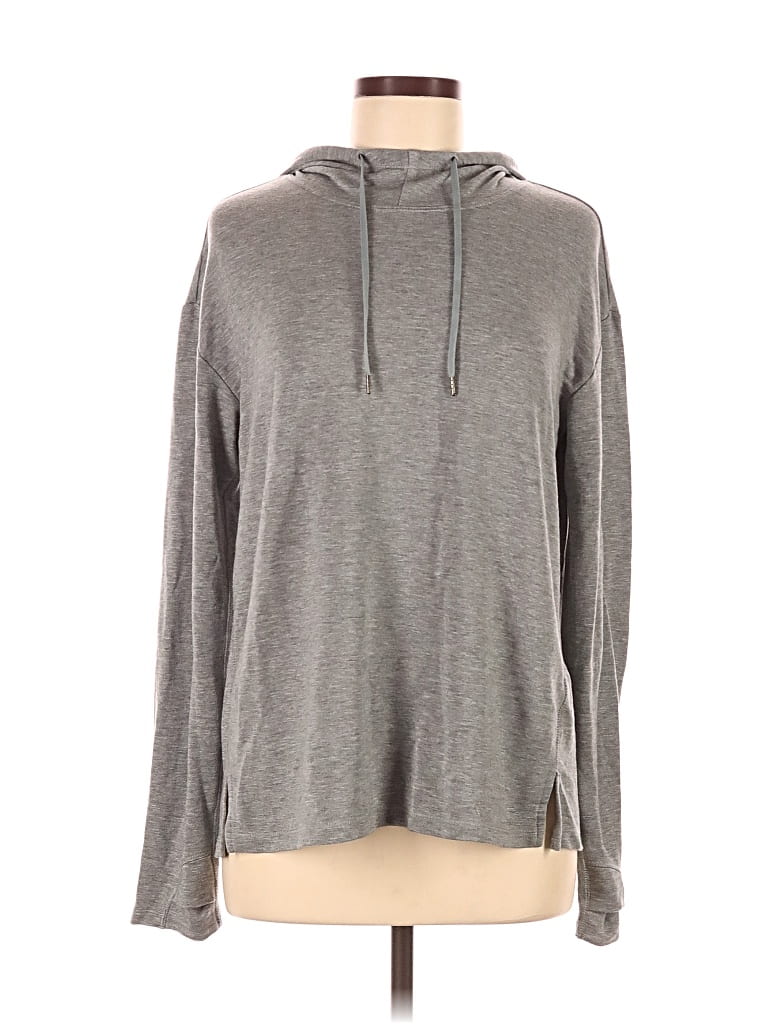 Pre-owned Athletic Works Pullover Hoodie In Gray